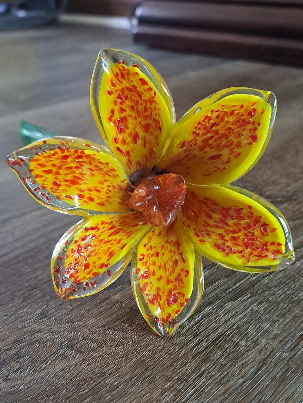 Vintage Glass Flower